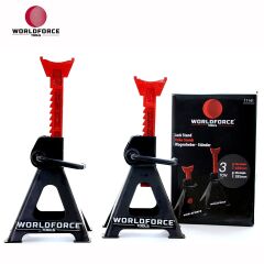 Worldforce 11141 3 Ton Kriko Standı Araç Sehpası Ayarlanabilir Çiftli Oto Destek Sehpası