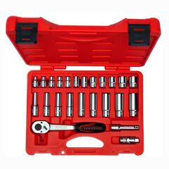 İzeltaş 14000005134 3/8'' Altı Köşe Lokma Anahtar Seti 24 Parça