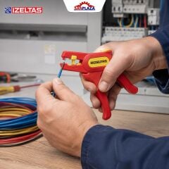 İzeltaş Elektro Mekanik Kablo Sıyırıcı 0375350026 Otomatik Kablo Soyma ve Sıyırma Pensesi