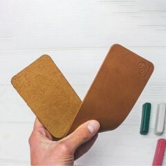 BeaverCraft LS7P03 Çift Taraflı Deri Bileme Parlatma Kayışı 3'lü Polisaj Macunu Seti