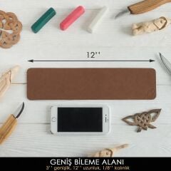 BeaverCraft LS7P03 Çift Taraflı Deri Bileme Parlatma Kayışı 3'lü Polisaj Macunu Seti