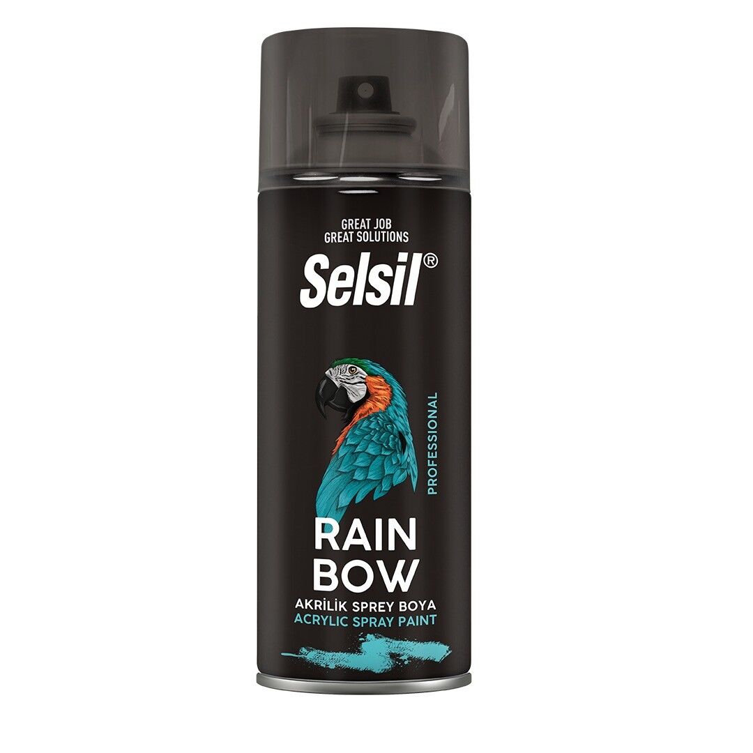 Selsil Akrilik Sprey Vernik 400 ml Şeffaf Hızlı Kuruyan İç ve Dış Mekan Metal Ahşap Plastik