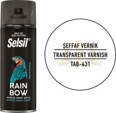 Selsil Akrilik Sprey Vernik 400 ml Şeffaf Hızlı Kuruyan İç ve Dış Mekan Metal Ahşap Plastik