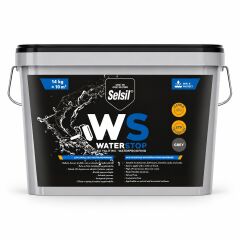 Selsil Waterstop Su Yalıtım Membranı 14 kg Hibrit Polimer UV Dayanımlı Elastik İzolasyon