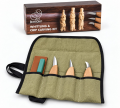 Beavercraft S15 Çip Oyma ve Yontma Bıçağı Seti, 6 Parça