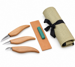 Beavercraft S15 Çip Oyma ve Yontma Bıçağı Seti, 6 Parça