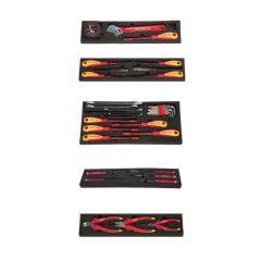 İzeltaş 8420005046 5 Gözlü Dolu Elektrikçi Takım Çantası