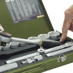 Proxxon 23000 1/2 Cırcır Kollu 29 Parçalı Lokma Takımı
