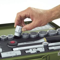 Proxxon 23000 1/2 Cırcır Kollu 29 Parçalı Lokma Takımı