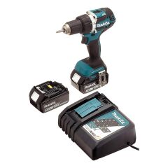 Makita DDF484RTJ Çift Akülü Matkap Vidalama 18V 5Ah Li-ion