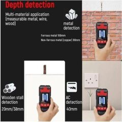 Unit UT387D Voltaj ve Metal Dedektörü Duvar Tarayıcı