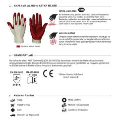 Starline E-92 Puanlı Mikro Köpük Nitril Eldiven Montaj Eldiveni No.9/Large - 12 Adet