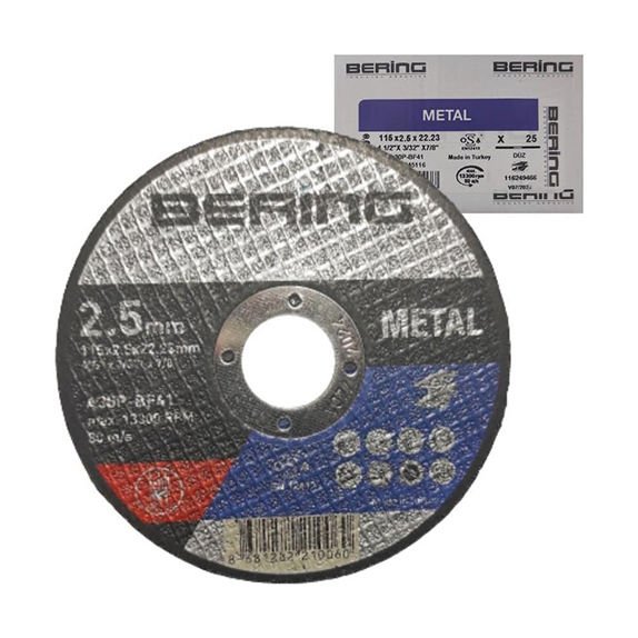 BERİNG 115 X 1 MM Inox Kesici Taş