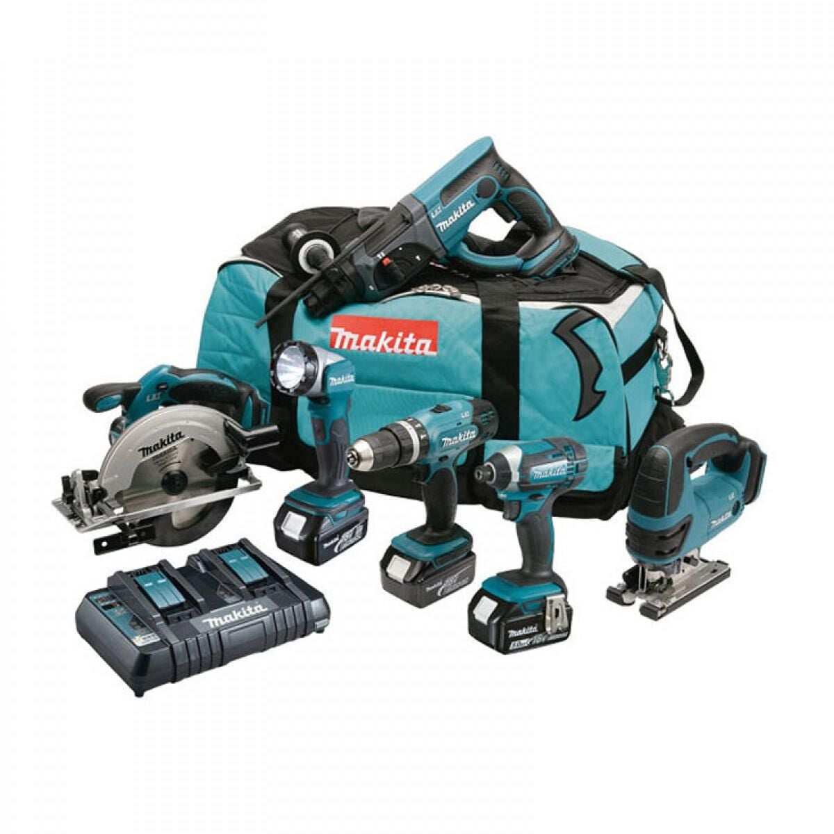 Makita DLX6068PT 5'li akülü Set