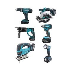 Makita DLX6068PT 5'li akülü Set