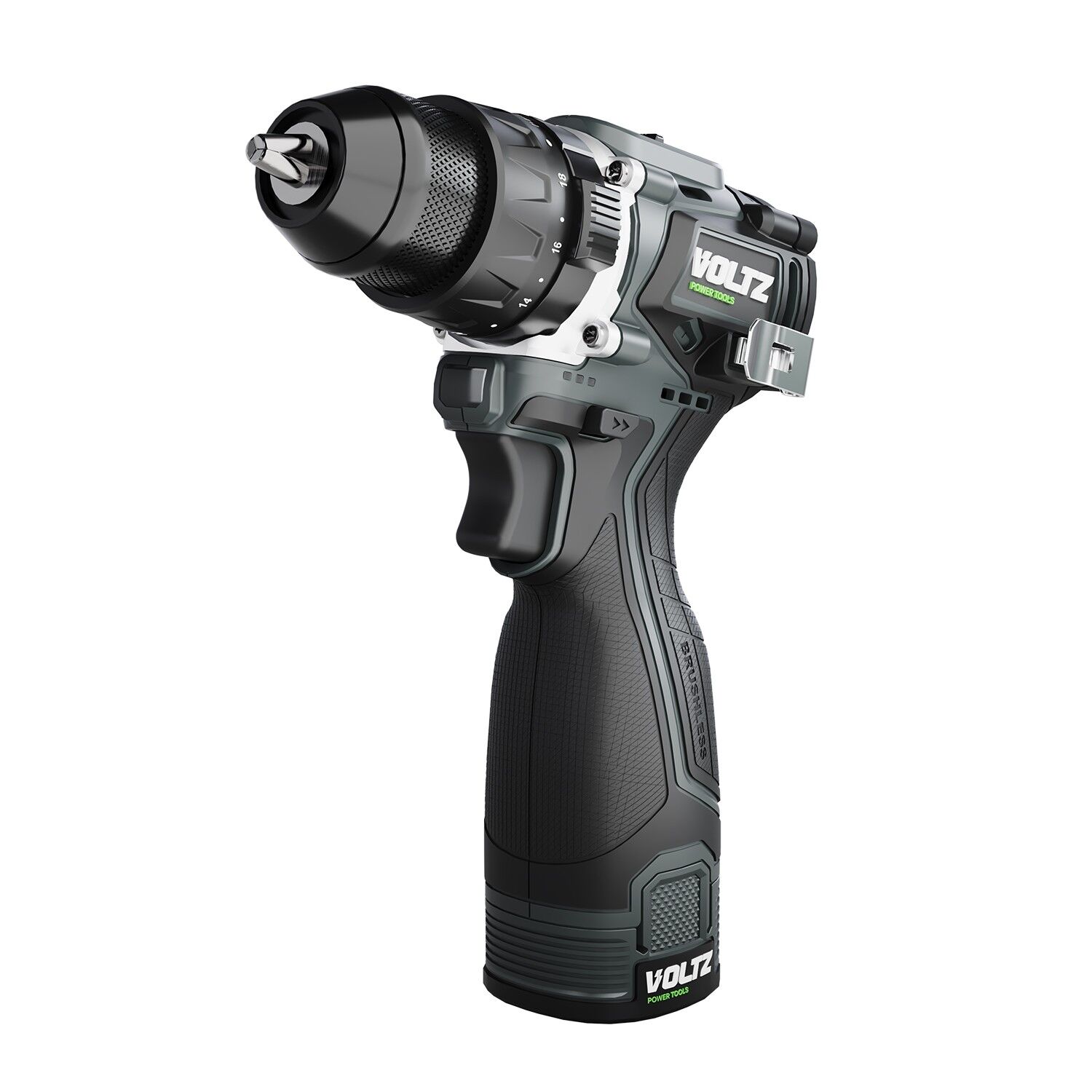 Sanplaza Voltz VZDR-16 Akülü Darbeli Matkap Kademeli Hız Kömürsüz 16.8 V 2.0 AH