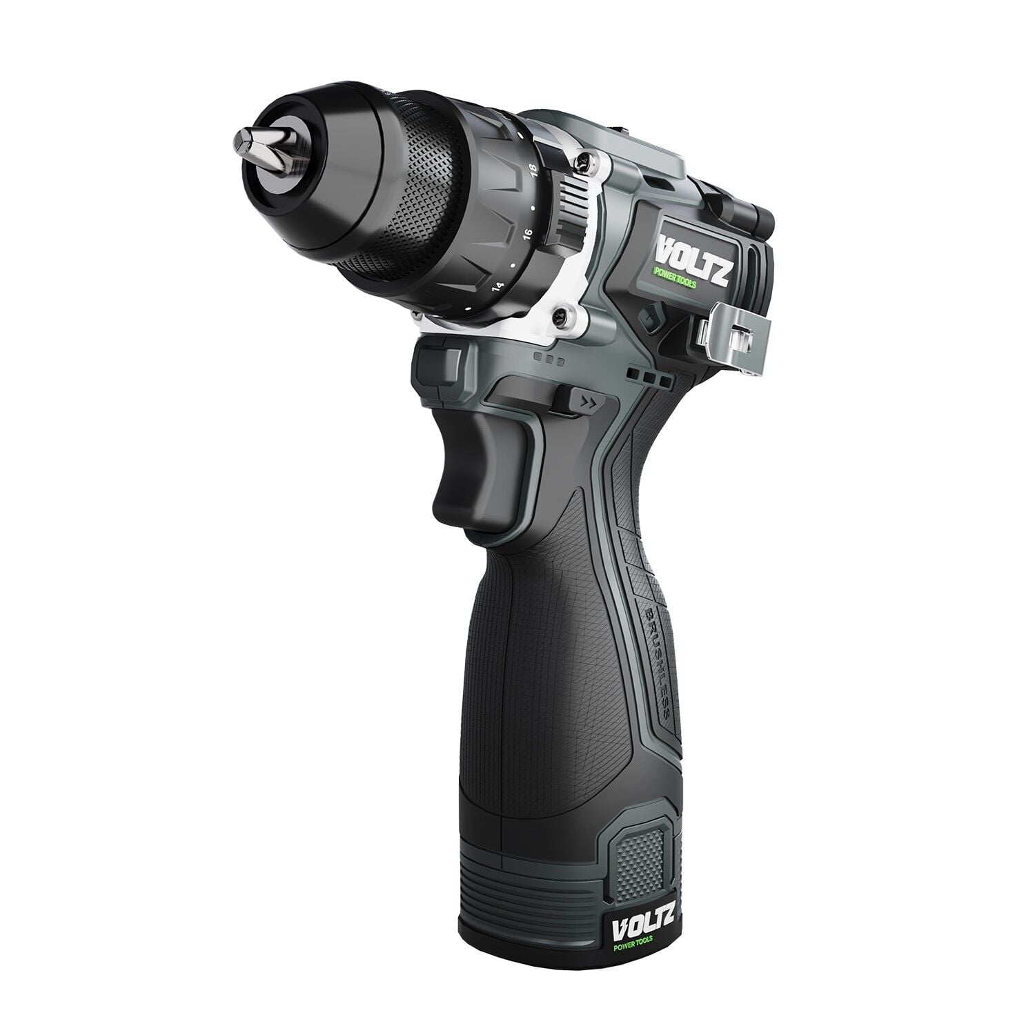 Sanplaza Voltz VZDR-16 Akülü Darbeli Matkap Kademeli Hız Kömürsüz 16.8 V 2.0 AH