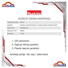 Makita 6906 Darbeli Somun Sıkma Makinesi 3/4'' 19mm 850W