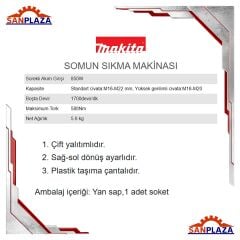 Makita 6906 Darbeli Somun Sıkma Makinesi 3/4'' 19mm 850W
