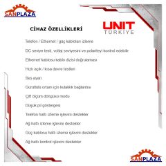 Uni-t UT682 RJ45/RJ11 Kablo Bulucu ve Test Cihazı