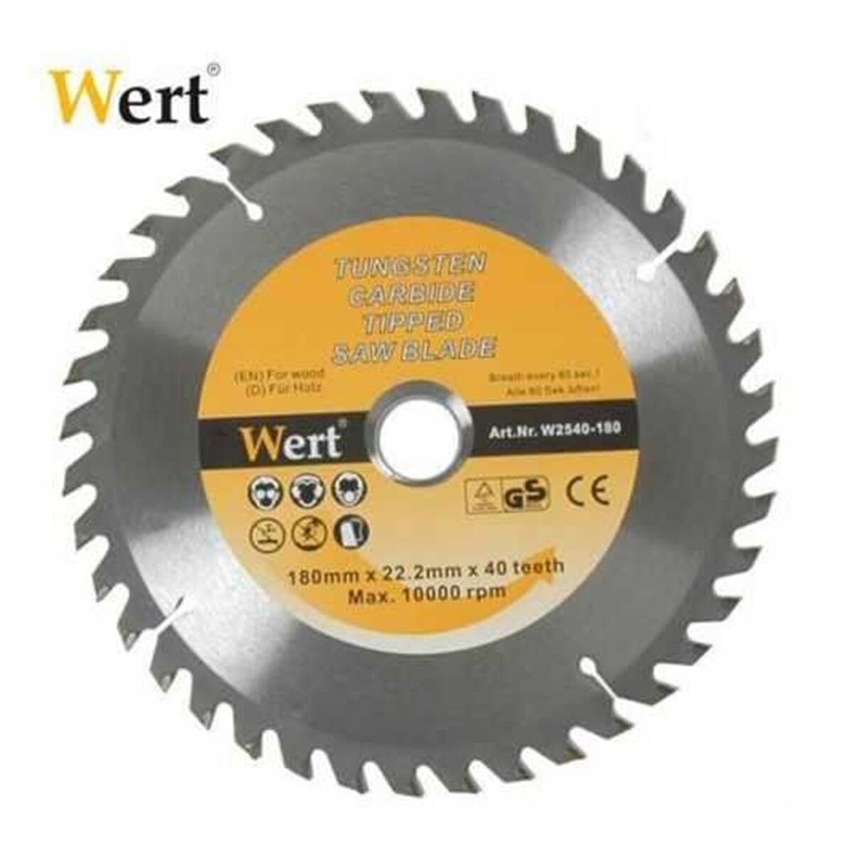 Wert 2540-125 Ahşap Kesme Testeresi 125 mm