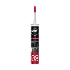 Selsil 2520 HT Kırmızı RTV Yüksek Isı Silikonu 280 ML Conta Motor Egzoz Fırın Silikonu