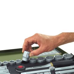 Proxxon 23040 1/4'' 1/2'' Cırcır Kollu 56 Parça Lokma Allen ve Bits Takımı