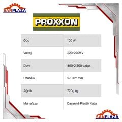 Proxxon 28660 WP/E Elektrikli Mini Polisaj Makinası 50 mm 100 Watt