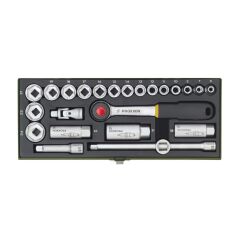 Proxxon 23110 3/8'' Cırcır Kollu Lokma Takımı 24 Parça