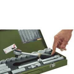 Proxxon 23110 3/8'' Cırcır Kollu Lokma Takımı 24 Parça